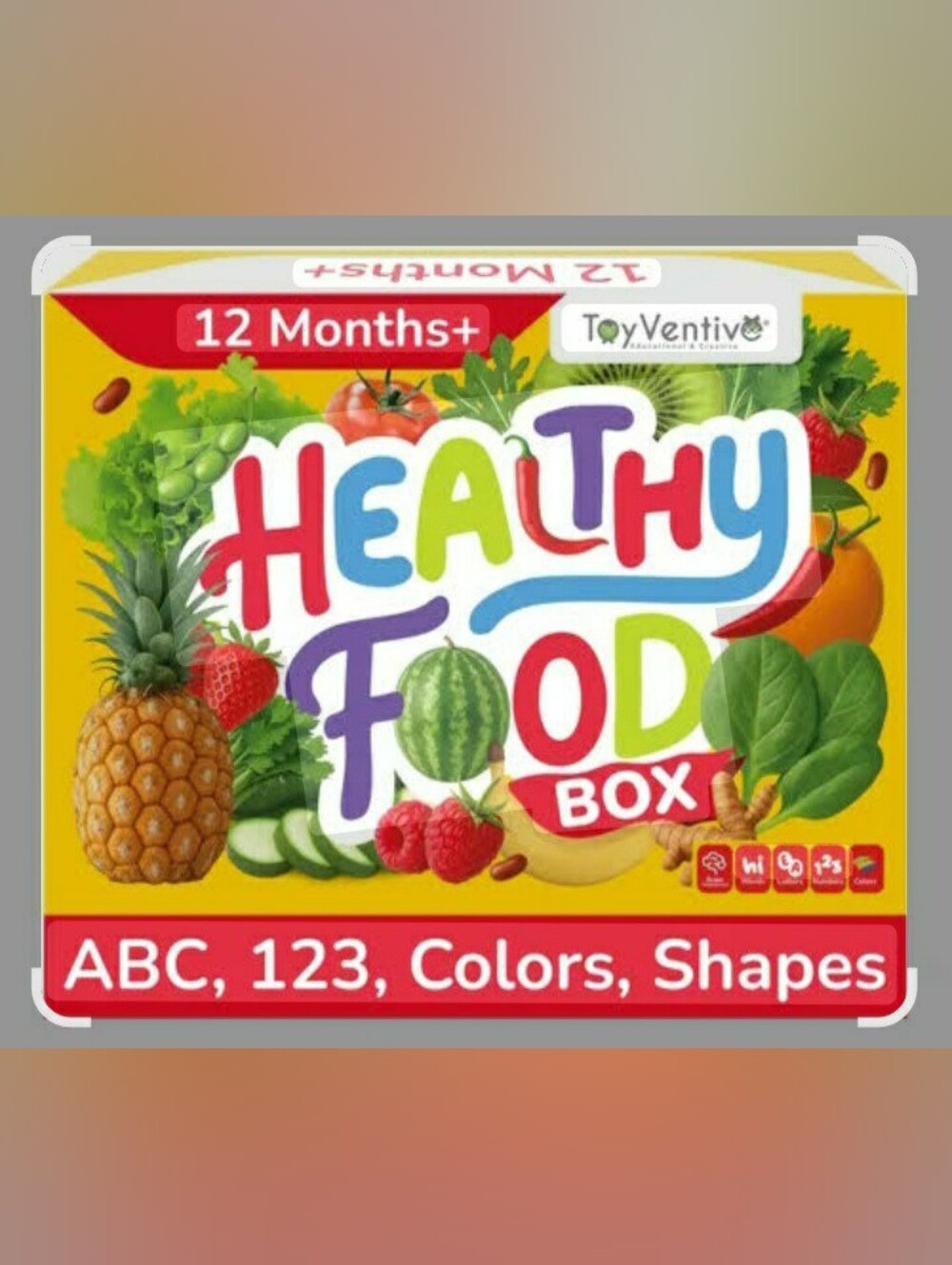 Healthy Food Box - Multicolor Educational Play Set